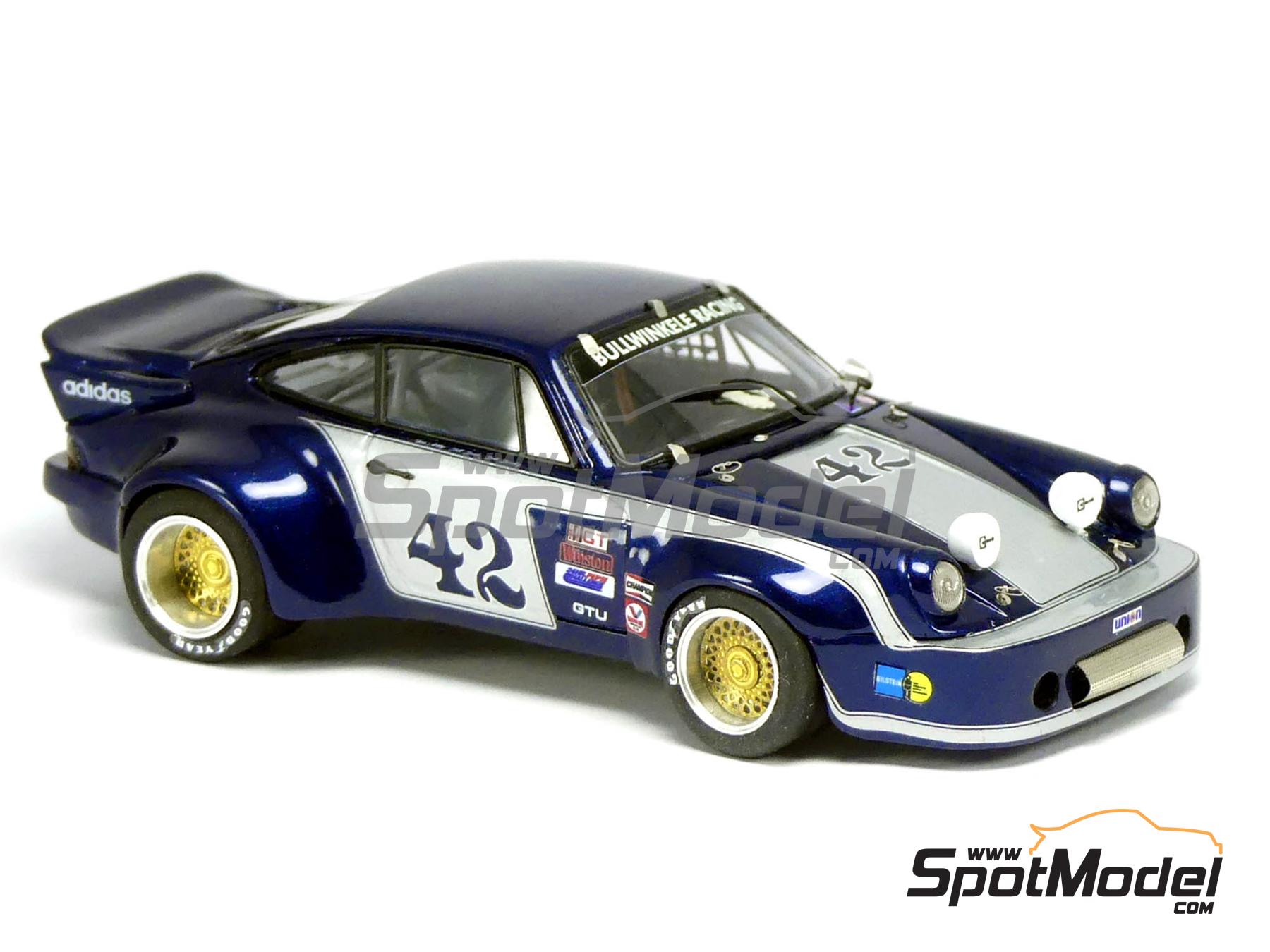 Porsche 911 S Bulkwinkele Racing Team sponsored by Adidas 24 Hours of Daytona 1983. Car scale model kit in 1 43 scale manufactured by Arena Modelli